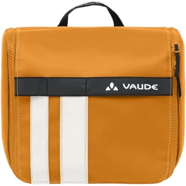 Vaude Banaba Kulturbeutel 26 cm, Beauty Case aus 100% Polyurethan, orange – Bild 4