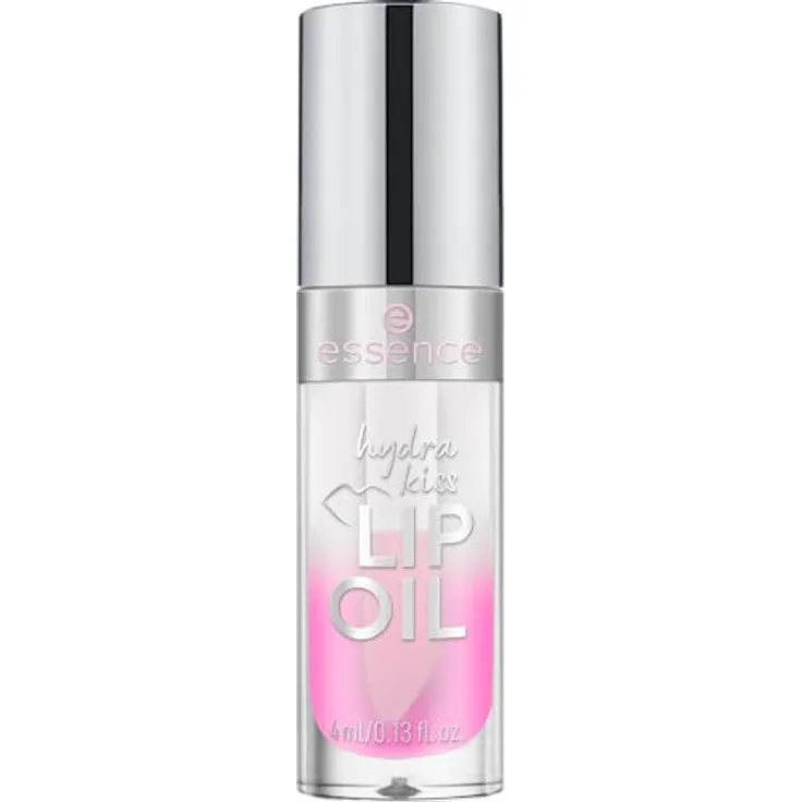 essence hydra kiss LIP OIL, Lipgloss, Nr. 01, Pink, feuchtigkeitsspendend, pflegend, mit Ölen, glänzend, strahlend frisch, Nanopartikel frei, 3er Pack (3x4ml)