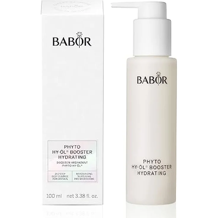 BABOR Phyto Hy-Öl Booster Hydrating für trockene Haut, Gesichtsreiniger zur Anwendung mit Hy-Öl, Mit Birke und Rosmarin, Vegane Formel, Phytoactive Hydro Base, 1 x 100 ml – Bild 1