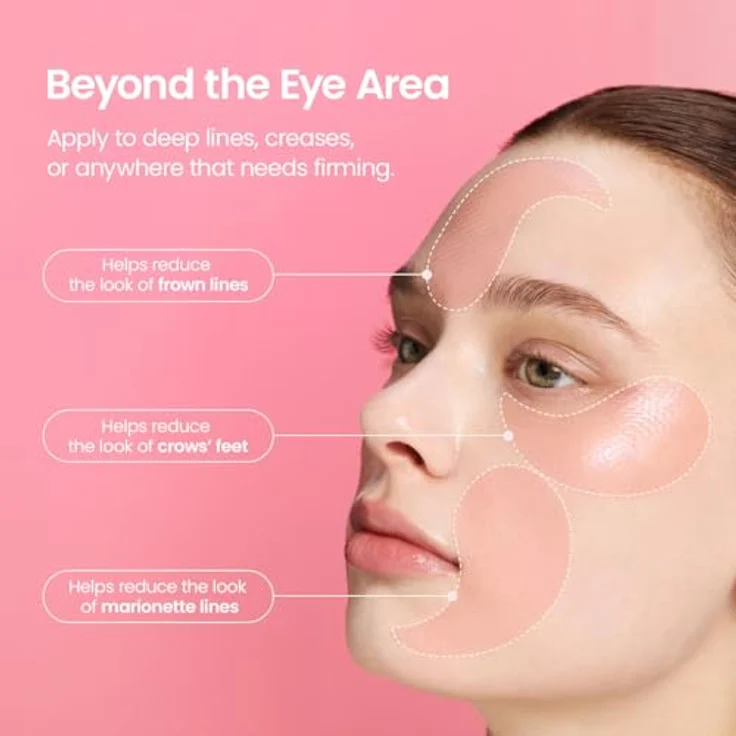 Biodance Collagen Peptide Eye Patches, 85 g, straffende Gelpolster gegen Falten, Schwellungen und Augenringe – Bild 8