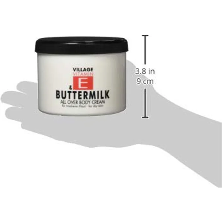 Village Vitamin E Körpercreme Buttermilk 500 ml  – Bild 3