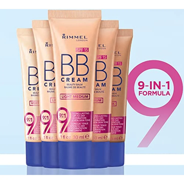 Rimmel London BB Cream 9in1 30 ml Very Light – Bild 3