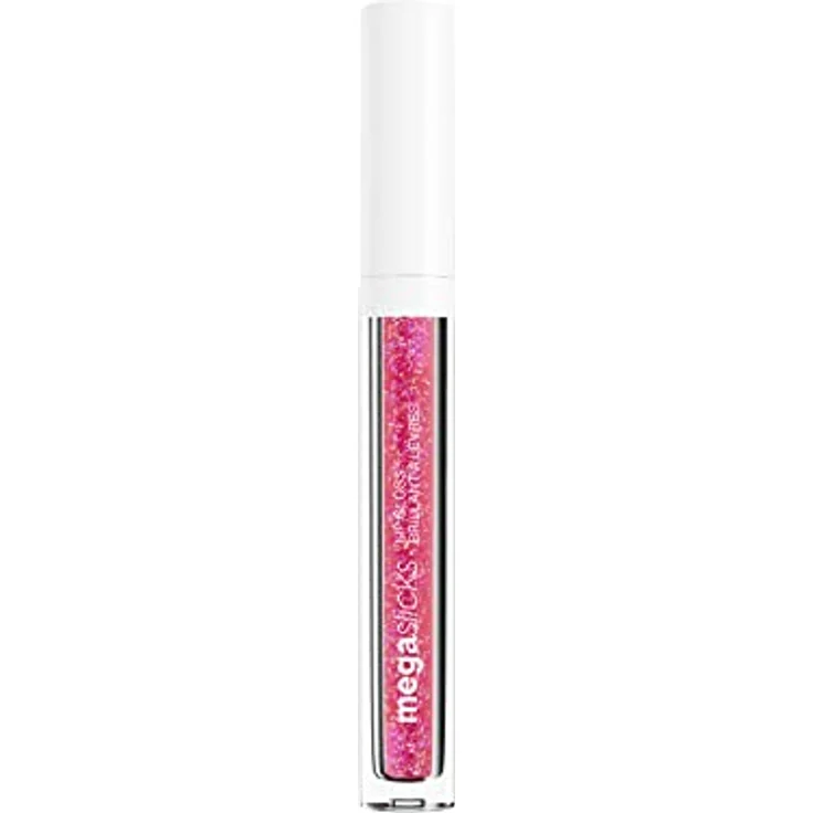 Wet n Wild Mega Slicks Glitzer-Lipgloss, feuchtigkeitsspendend, Farbton Crushed Grapes, 5,4 g – Bild 5