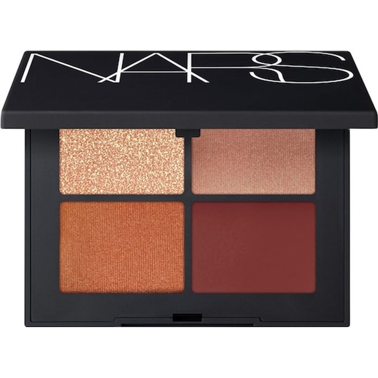 NARS Quad Eyeshadow, Lidschatten Palette mit 4 Farbtönen in Singapore, Mojave, Orgasm und Taj Mahal, 5,6 g