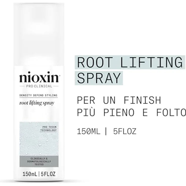 NIOXIN Density Defend Volumenspray mit Pfefferminzöl, 150 ml, für mehr Volumen und Dicke, Haarstyling – Bild 2