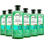Herbal Essences PURE:renew Repair & Smooth, Sulfatfreies Shampoo Mit Aloe + Hanf, 6 x 225ml