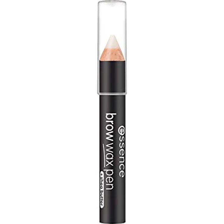 essence brow wax pen, Augenbrauen, mit Sheabutter, Nr. 01 transparent, transparent, pflegend, definierend, grundierend, natürlich, transluzent, vegan, Nanopartikel frei (1,2g) – Bild 2