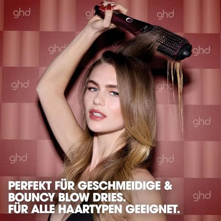 ghd Cherry Chic Duet Blowdry, Warmluftbürste 2-in-1 mit Heat-Air Xchange Technologie, elliptische Form für Volumen und Styling – Bild 6