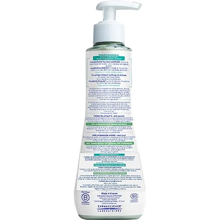 Mustela Stelatopia+ Lipid-Replenishing Cream, nährende und beruhigende Creme für sehr trockene, empfindliche Haut, 300 ml – Bild 3