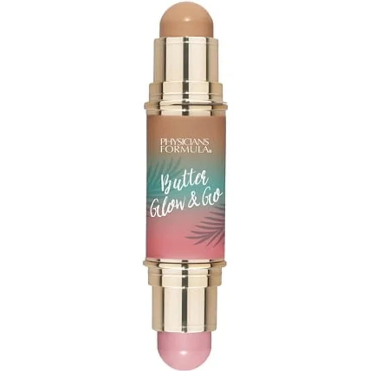 Physicians Formula Butter Glow & Go, beidseitiger Konturenstift für Lippen und Wangen, Farbton Beachy Pink, 10 g – Bild 2