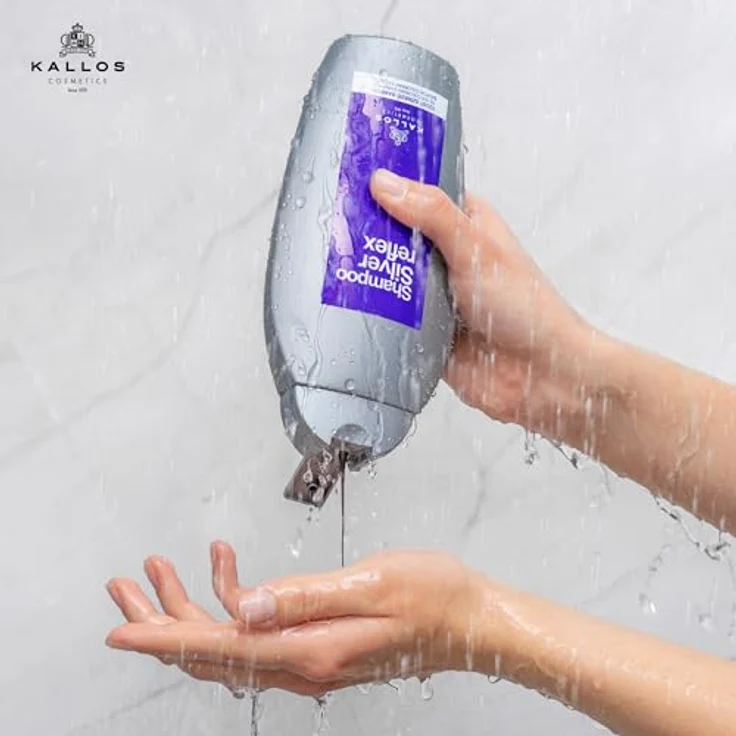 Kallos Cosmetics Silver Reflex Shampoo für graues und blondes Haar 350 ml – Bild 7