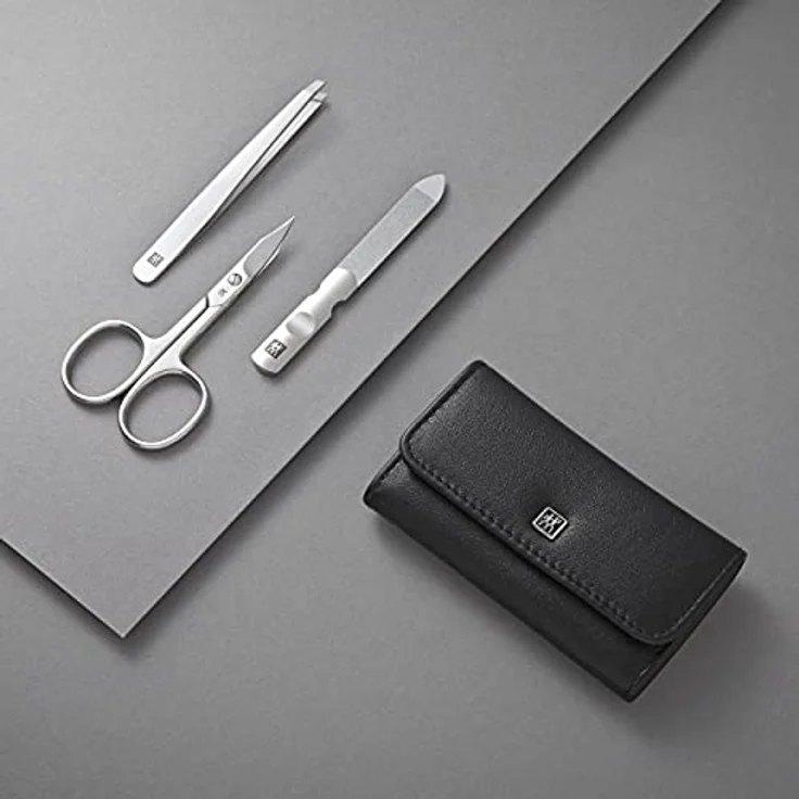 Zwilling Classic Inox Taschen-Etui 3-tlg. 10 cm - schwarz – Bild 2