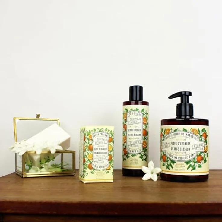 Panier des Sens Orangenblüte Seifenstücke mit Olivenöl – Feuchtigkeitsspendende Handseife für empfindliche Haut, 99% natürlich, 2 x 150g – Bild 5