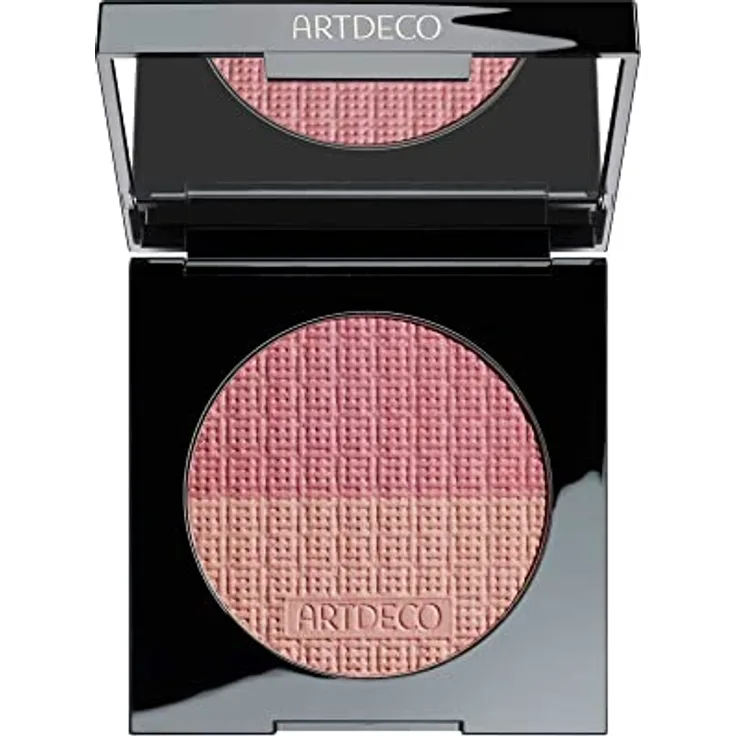 ARTDECO Blush Couture - Zweifarbiges Rouge in Spiegel-Dose mit blumigem Design, limitiert - 1 x 10 g