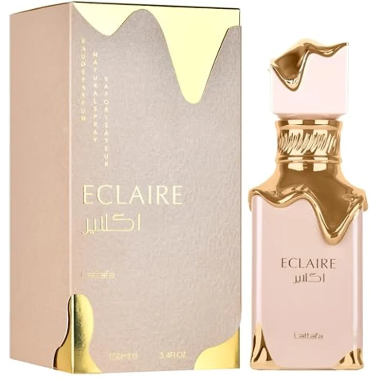 Lattafa Eclair Eau de Parfum, 100 ml - Damenduft mit Karamell, Vanille und Praline – Bild 1