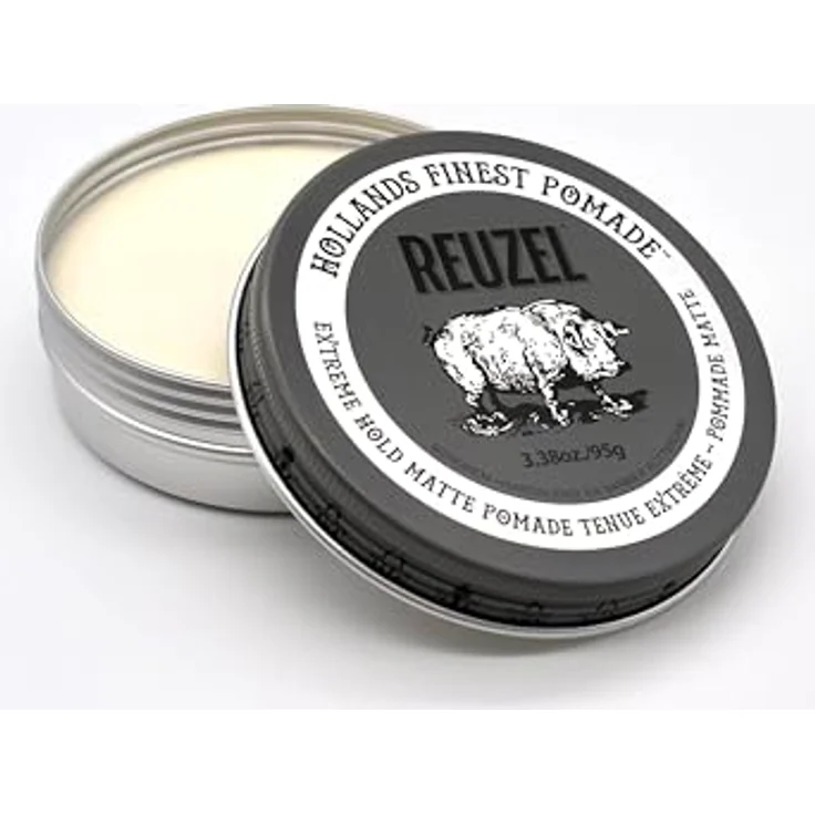 Reuzel Grey Hold Matte Pomade, Haarpomade mit extra starkem Halt, 95 g, unisex – Bild 3