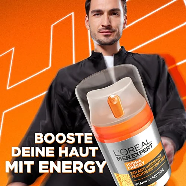 L'Oréal Men Expert Gesichtspflege Men Expert Hydra Energy 24h Anti-Müdigkeit Feuchtigkeitspflege Gesichtspflege 50 ml – Bild 2