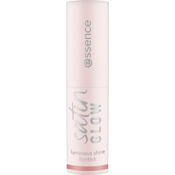essence satin GLOW cremiger Lippenstift, Satin-Finish in Farbton 02 Blushin It, 3.5 g, hochpigmentierte, vegan und glutenfreie Formel – Bild 2