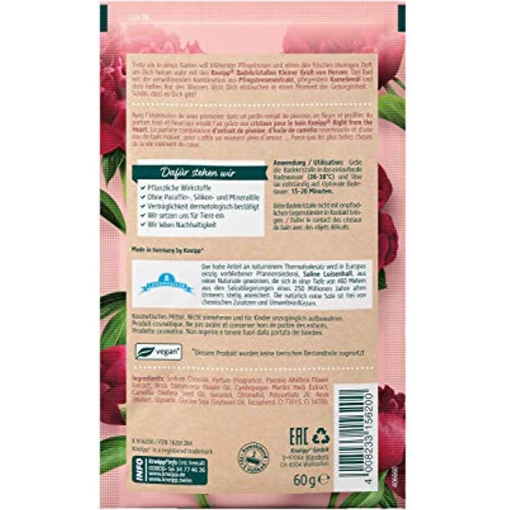 Kneipp Badekristalle Kleiner Gruß von Herzen 60 g - Preisvergleich – Bild 2