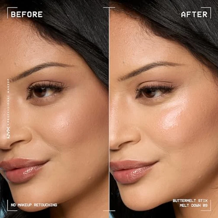 NYX PROFESSIONAL MAKEUP Buttermelt Stix Glow Boosting, samtiger Highlighter mit bis zu 8h Halt, 14 Farbvarianten – Bild 3