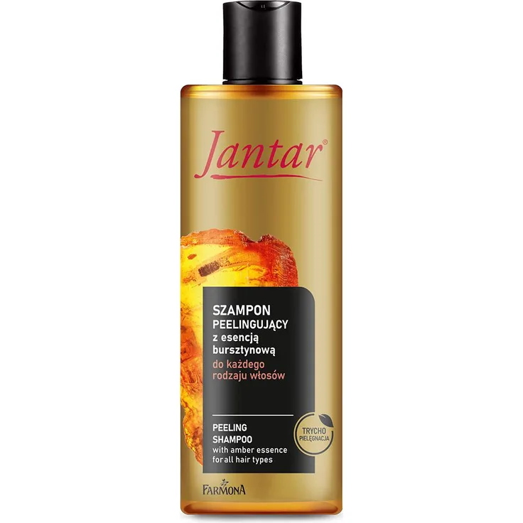 Farmona Jantar Bernstein-Peeling Shampoo, 300ml, Haarpeeling für Damen mit regenerierender und nährender Wirkung, vegan