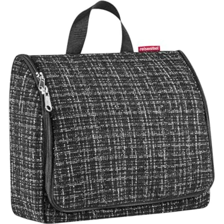 REISENTHEL® Kosmetiktasche toiletbag XL, abwaschbare Beauty Case mit 4L Fassungsvermögen, bouclé black – Bild 1