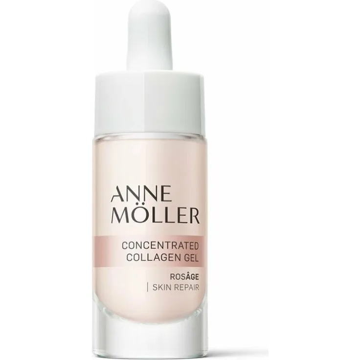 Anne Möller Rosâge Concentrated Collagen Gel, Anti-Falten-Gel mit 100% natürlichem Kollagen, 15 ml