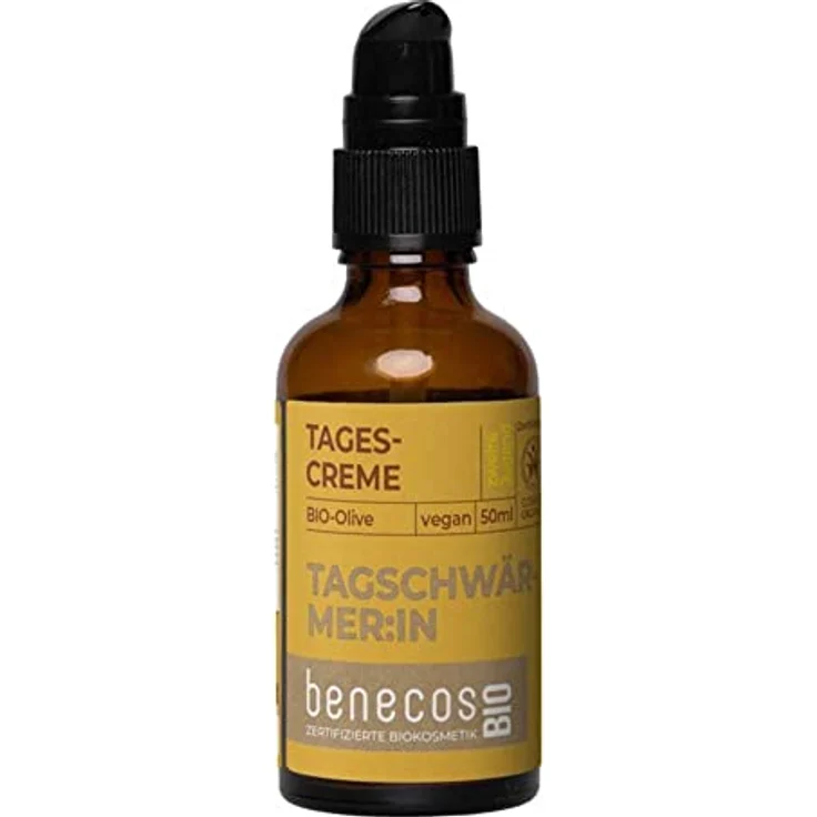 Benecos Olive, Tagescreme mit Bio-Olivenöl und Bio-Traubenkernöl für reife Haut, 50ml