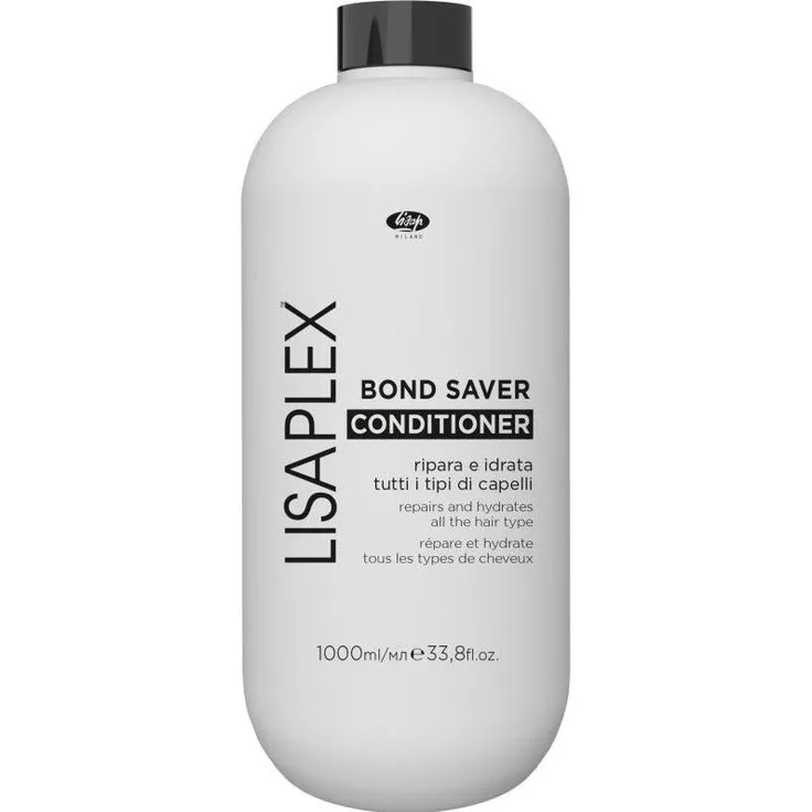 Lisap Lisaplex Bond Saver Conditioner, Reparierende und feuchtigkeitsspendende Haarkur für alle Haartypen, 1000 ml