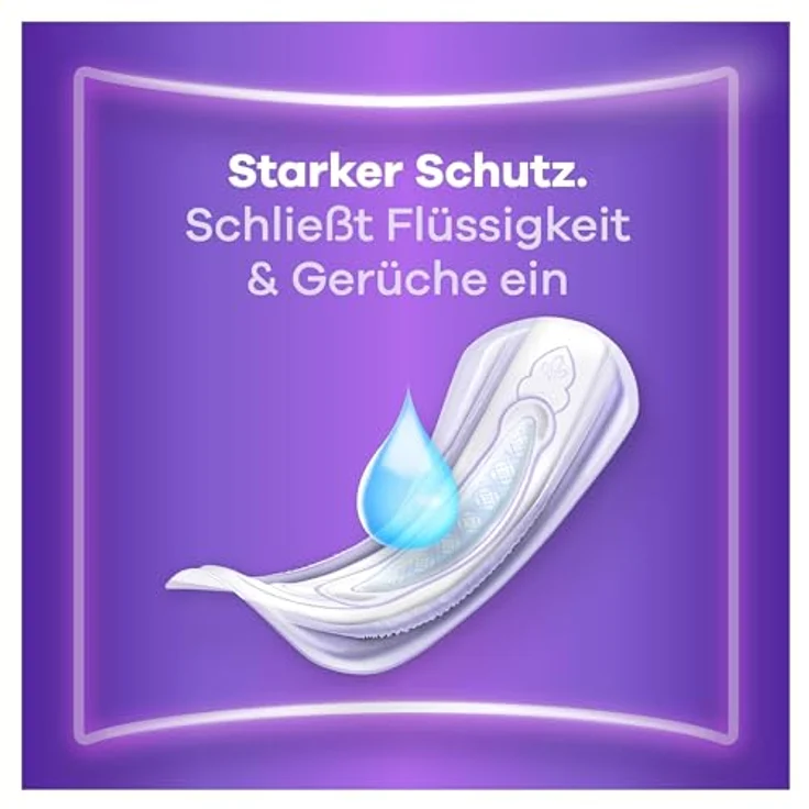 Always Discreet Inkontinenzeinlagen Long Plus, 8 Stück, extra saugfähig mit RapidDry-Kern und Geruchskontrolle – Bild 2