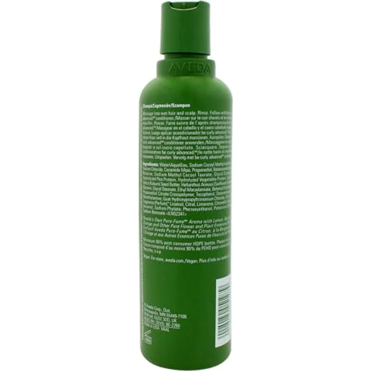 Aveda Be Curly Advanced Shampoo 250ml - Shampoo für lockiges Haar - Frizz Reduzierung, Feuchtigkeitsspender, natürliche Inhaltsstoffe – Bild 2