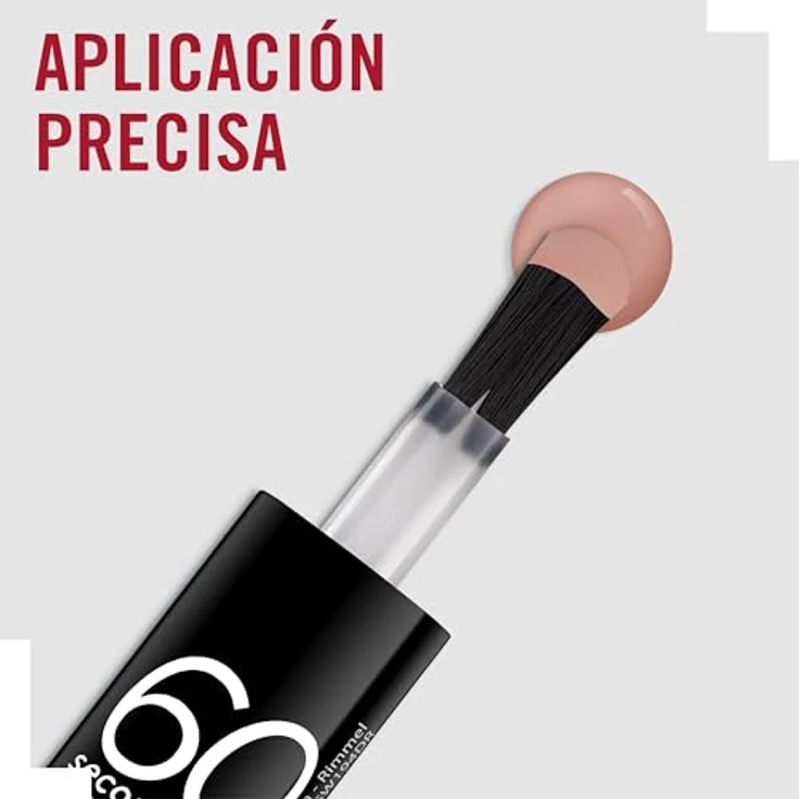 Rimmel London 60 Seconds Super Shine Schnelltrocknender Nagellack 8 ml Farbton 500 Caramel Cupcake – Bild 5