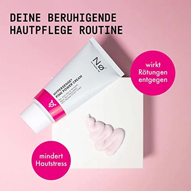 Nø Cosmetics Gesichtspflege Hypersense Pink Power Cream -reichhaltige Tagespflege 50 ml – Bild 3