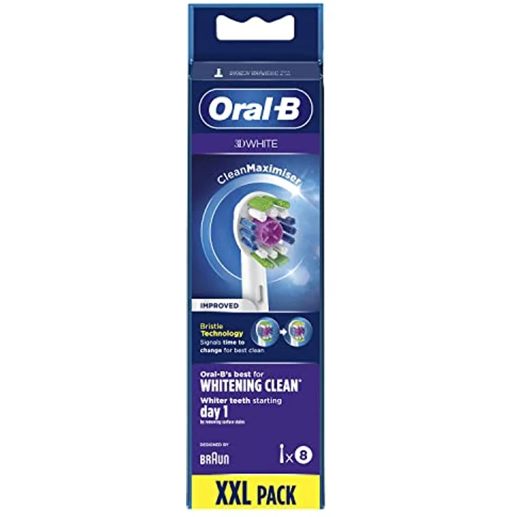 Oral-B 3D White Ersatzbürsten mit Cleanmaximiser Technologie 8er-Pack – Bild 4