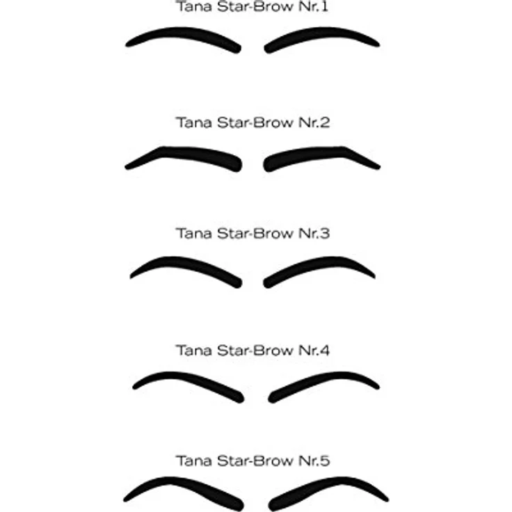 Tana Star Brow Augenbrauenschablone – Bild 2