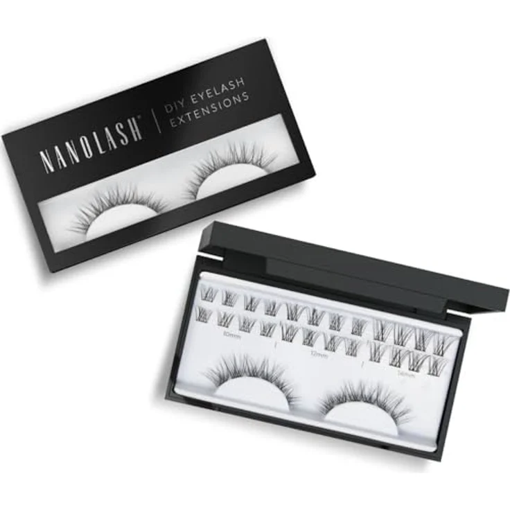 NANOLASH Classy Wimpern, Falsche Wimpern für Wimpernverlängerung, 36 Segmente in 3 Größen (10 mm, 12 mm, 14 mm) – Bild 1