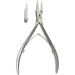 Excellent Solingen Eckennagelzange, 11,5 cm, rostfreier Edelstahl, perfekt für eingewachsene Zehennägel