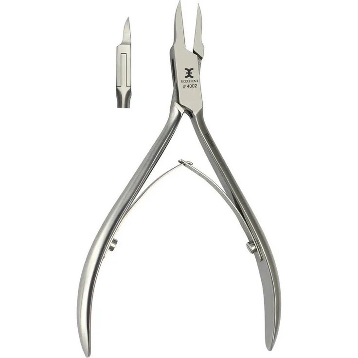 Excellent Solingen Eckennagelzange, 11,5 cm, rostfreier Edelstahl, perfekt für eingewachsene Zehennägel