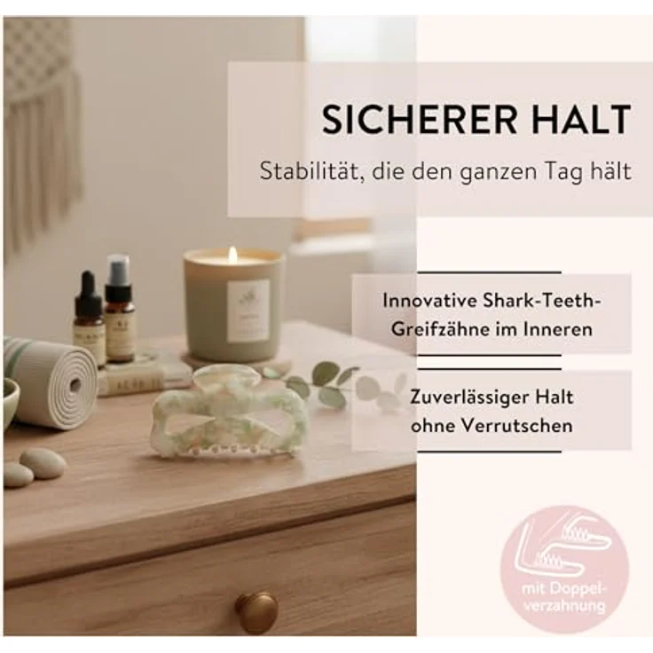 PARSA BEAUTY LIFESTYLE Pure Balance Haarklammer, Zeitloses Design für elegante Hochsteckfrisuren, sicherer Halt und vielseitig einsetzbar – Bild 4
