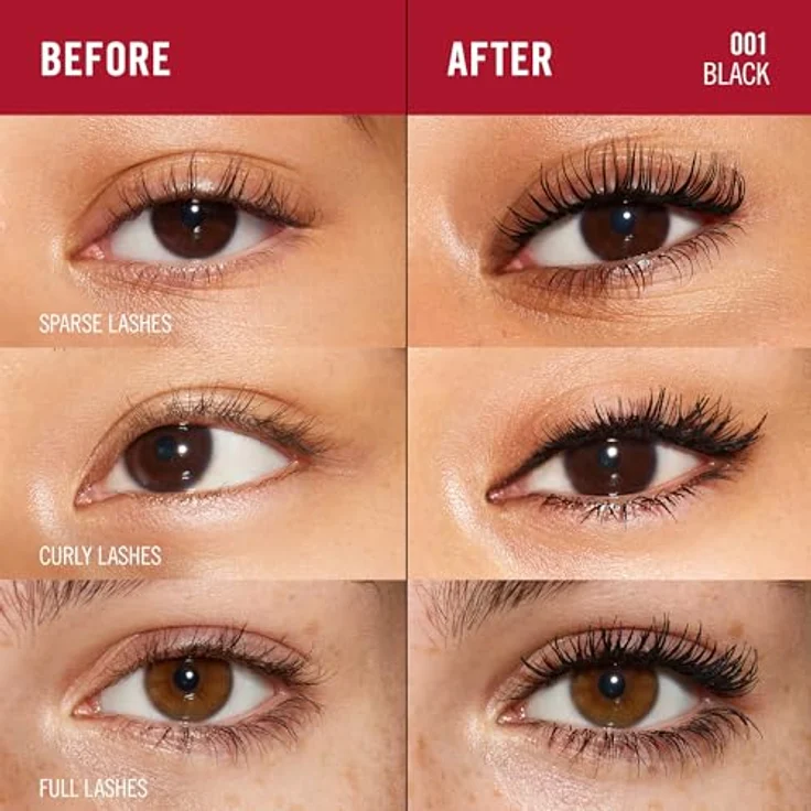 Rimmel Wonder'Bond, 001 Black, Mascara, Verlängerung, Mascara, Serum, tropft nicht, ohne Pakete, stärkt die Keratinstrukturen, 11 ml – Bild 3