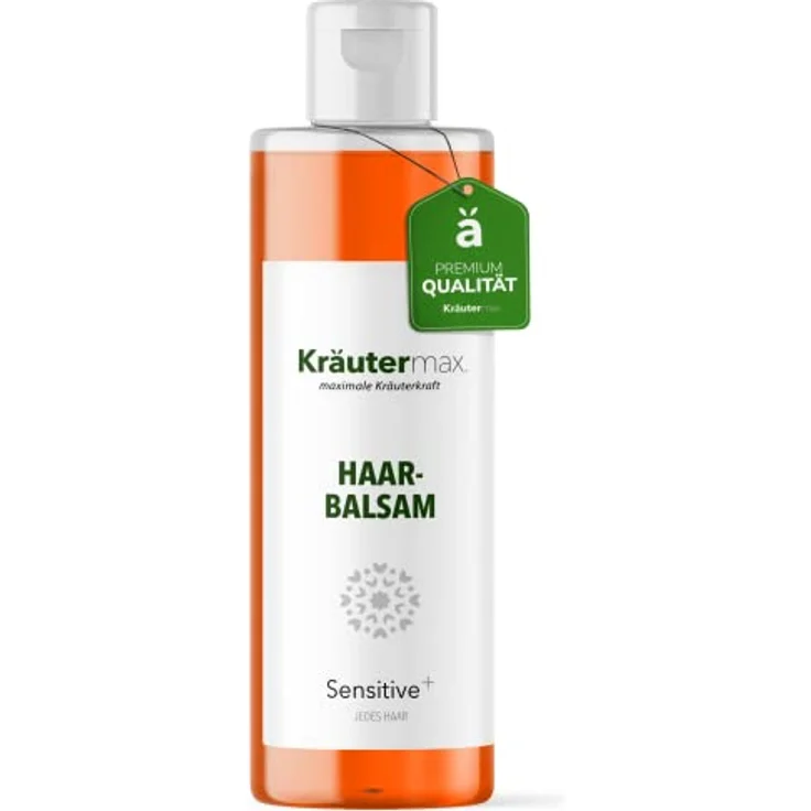 Kräutermax Haarbalsam Naturkosmetik Sensitive ohne Silikon Spülung Conditioner Intensivpflege für mehr Glanz und Kämmbarkeit für jedes Haar geeignet 1 x 250 ml – Bild 1