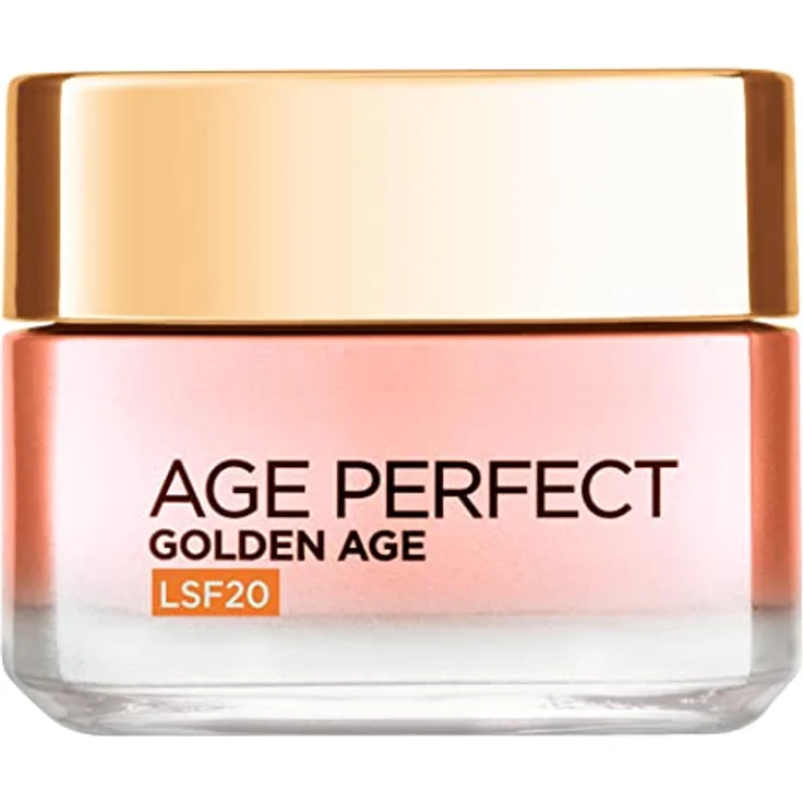 L'Oréal Paris Age Perfect Golden Age Stärkende Rosé-Tagespflege LSF 20, 50ml mit Pfingstrosen-Zellen, Calcium und Vitamin B3, für ebenmäßige & strahlende Haut & rosig frische Ausstrahlung – Bild 2