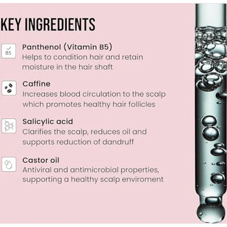 Hairburst Multi-Active Scalp Serum, Wachstumsserum für das Haar, 60 ml zur Förderung des Haarwachstums und Stärkung der Haarwurzeln – Bild 3