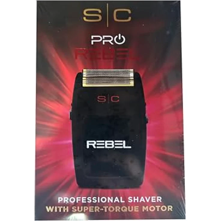 Stylecraft Shaver Rebel, Haarschneider mit Gold-Titan-Folien und 11.000 U/min. in Elegantes Schwarz – Bild 3