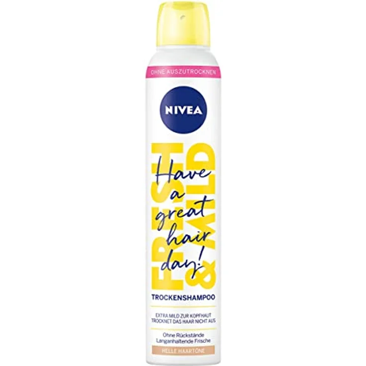 Nivea Haarpflege Shampoo Fresh Revive 3 In 1 Trockenshampoo Helle Haartöne 200 ml – Bild 2