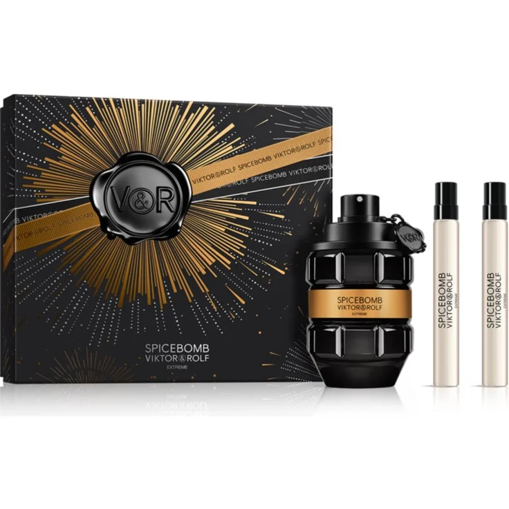 Viktor & Rolf Spicebomb Extreme Geschenkset, Herren-Duftset mit 90 ml und 2 x 10 ml Eau de Parfum, spezielle Weihnachtsedition: Tests, Infos & Preisvergleich