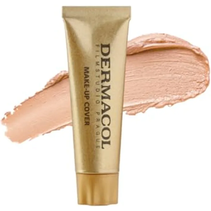 Dermacol Full Coverage Foundation 13g, Flüssige matte Foundation mit SPF 30, wasserfest für fettige Haut, Akne & Augenringe, Shade 209