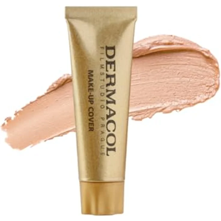 Dermacol Full Coverage Foundation 13g, Flüssige matte Foundation mit SPF 30, wasserfest für fettige Haut, Akne & Augenringe, Shade 209 – Bild 1