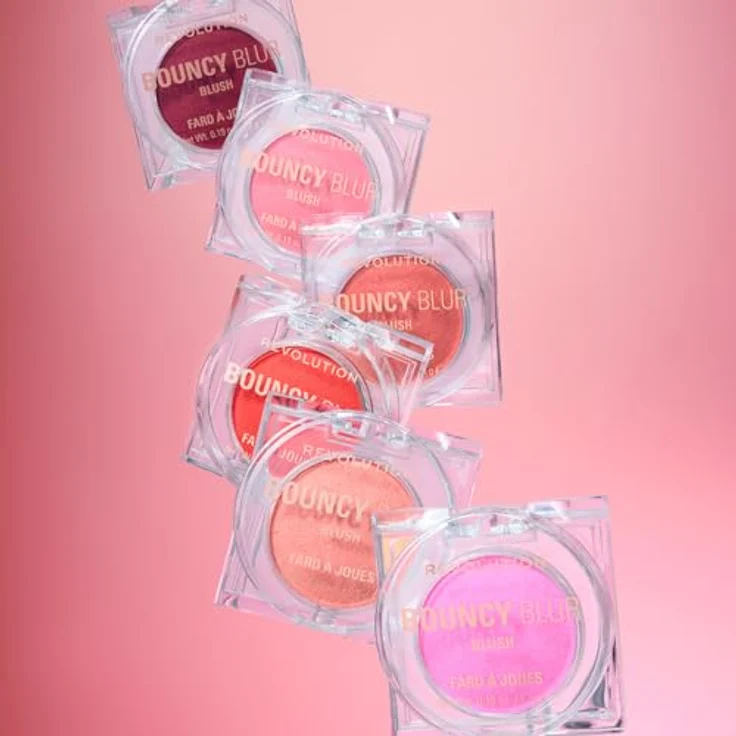 Revolution Bouncy Blur Rouge für strahlende Haut, 5.5 g - vegan, natürliches Rouge für frisches Aussehen – Bild 3
