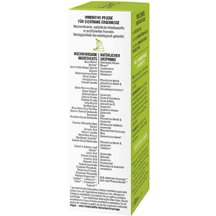 SANTE Naturkosmetik Pore Control BHA Feuchtigkeitscreme mit Bio-Grüner Tee, mattierende Tagescreme für Mischhaut, 50ml – Bild 2